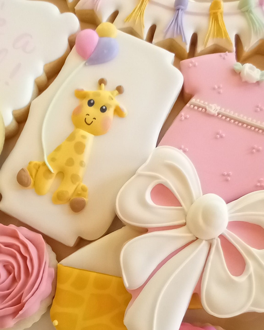 It's a Girl Baby Shower Cookies Baby Giraffe Baby Shower Cookies, Baby