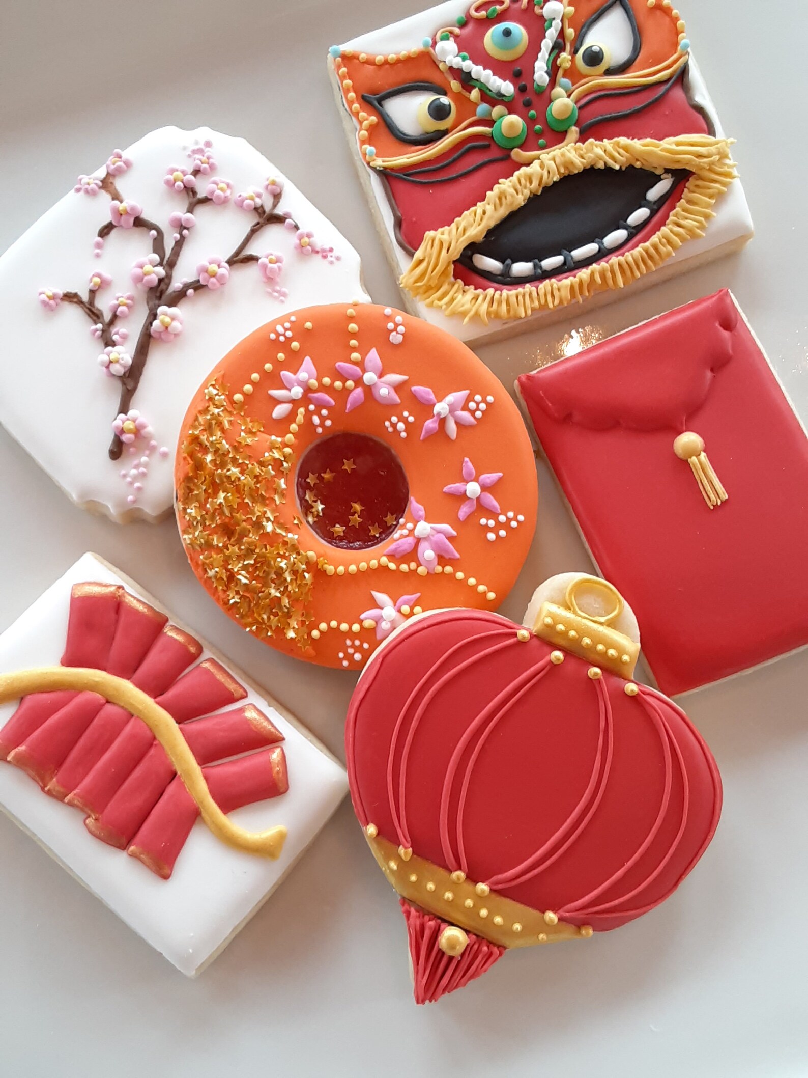 TWO DOZEN Lunar New Year Cookies Made To Order Chinese New Etsy