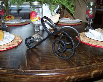 Wrought Iron wine bottle holders