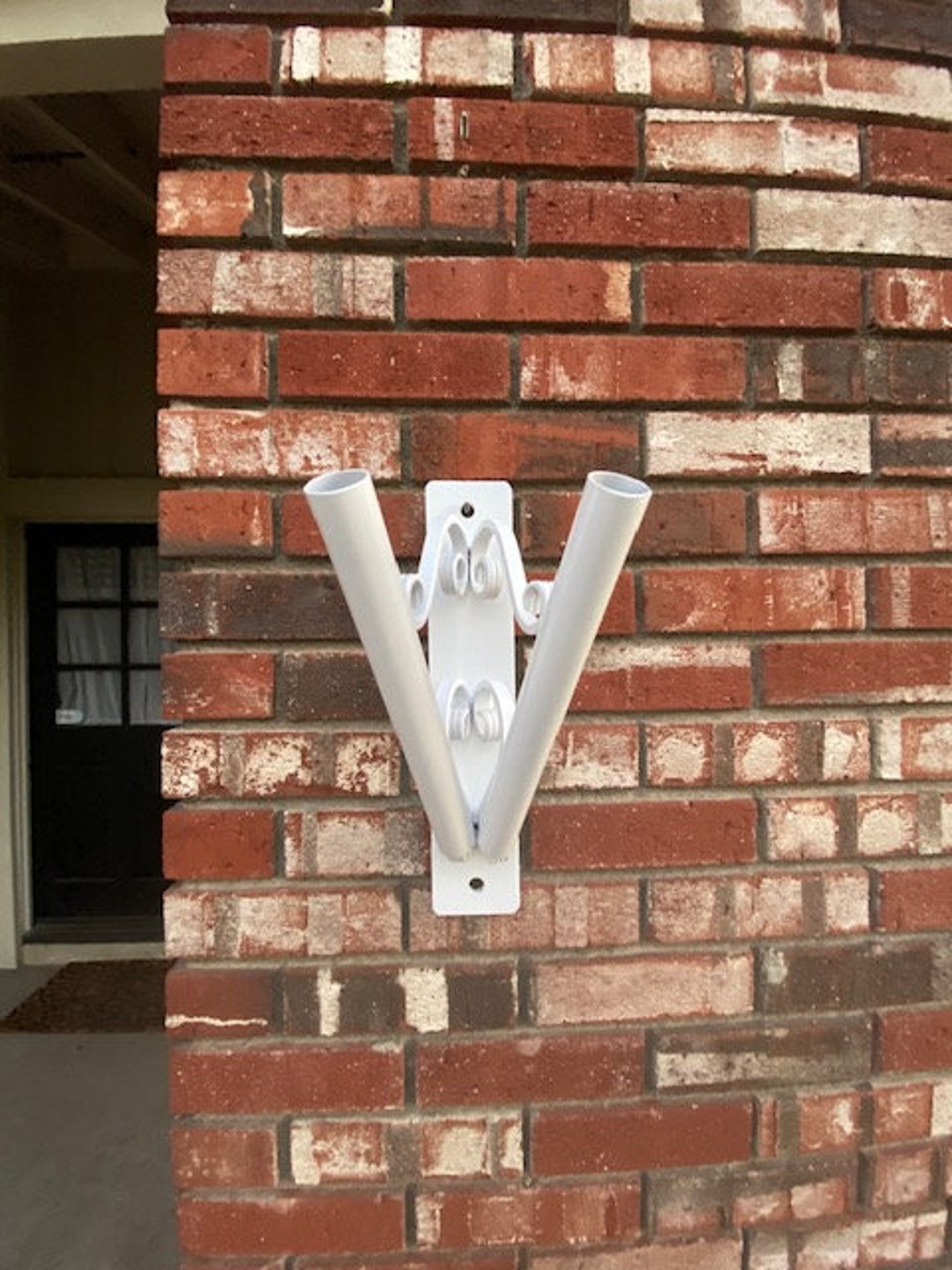 Custom Double Flag Holder in Wrought Iron Etsy