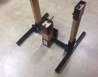 Three in 1 shooting stand with plate hanging adapters