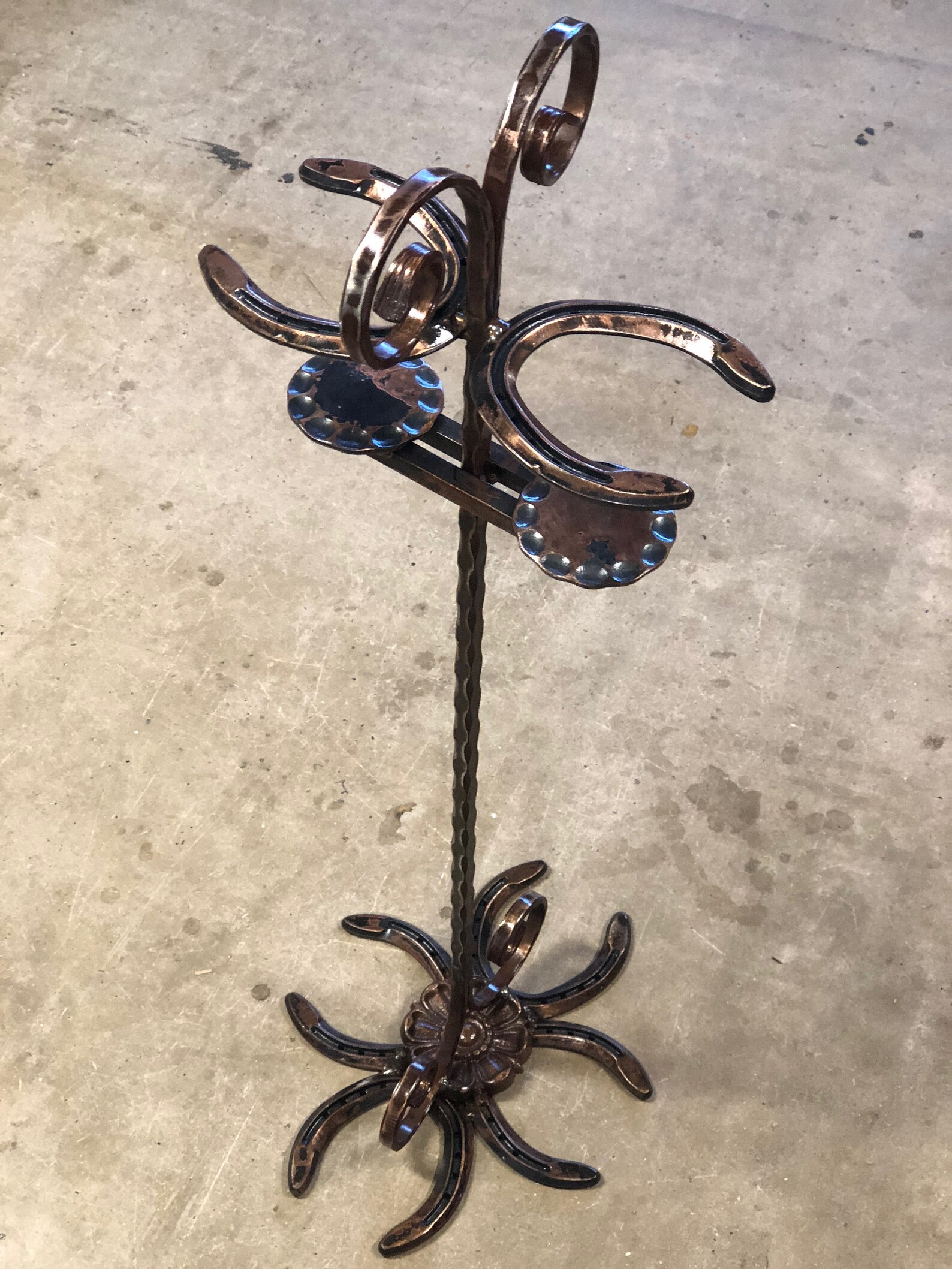 Custom Wrought Iron Beverage Cup Holder Etsy