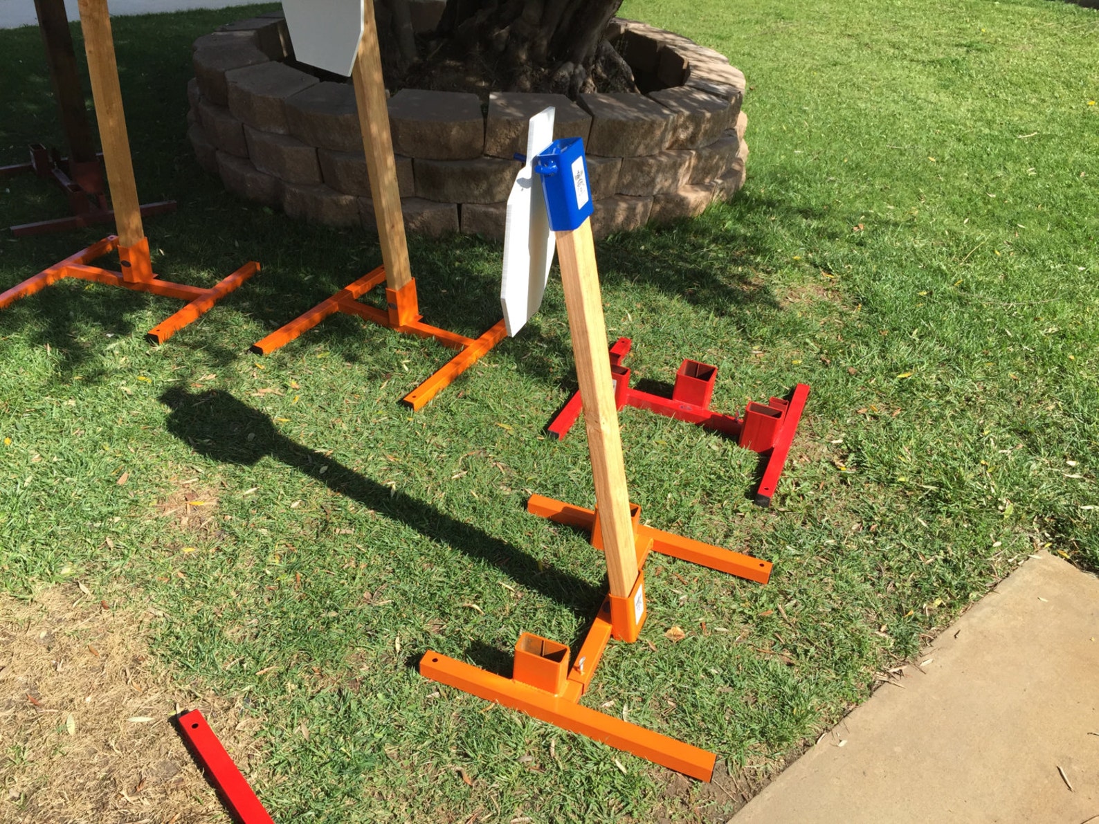 4x4 hook adapters for hanging AR500 target plates Etsy