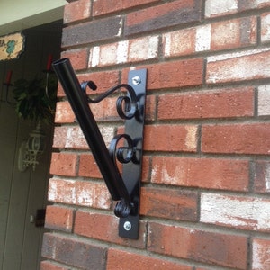 Wrought Iron Flag Holders