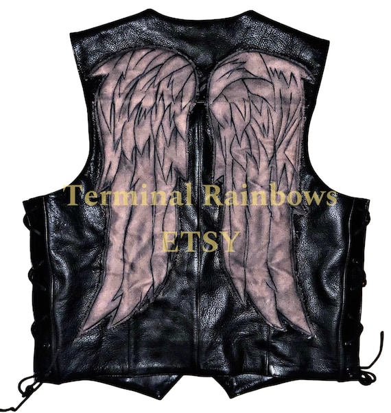 MASU エンジェル ウィングベスト ANGEL WING VEST 希少)MASU 23AW ANGEL WING LEATHER VEST