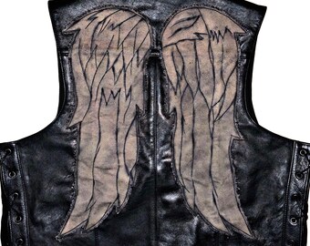 MASU エンジェル ウィングベスト ANGEL WING VEST MASU(エムエーエスユー)のANGEL WING LEATHER VEST BLACKの通販