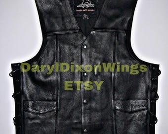 MASU(エムエーエスユー)のANGEL WING LEATHER VEST BLACKの通販