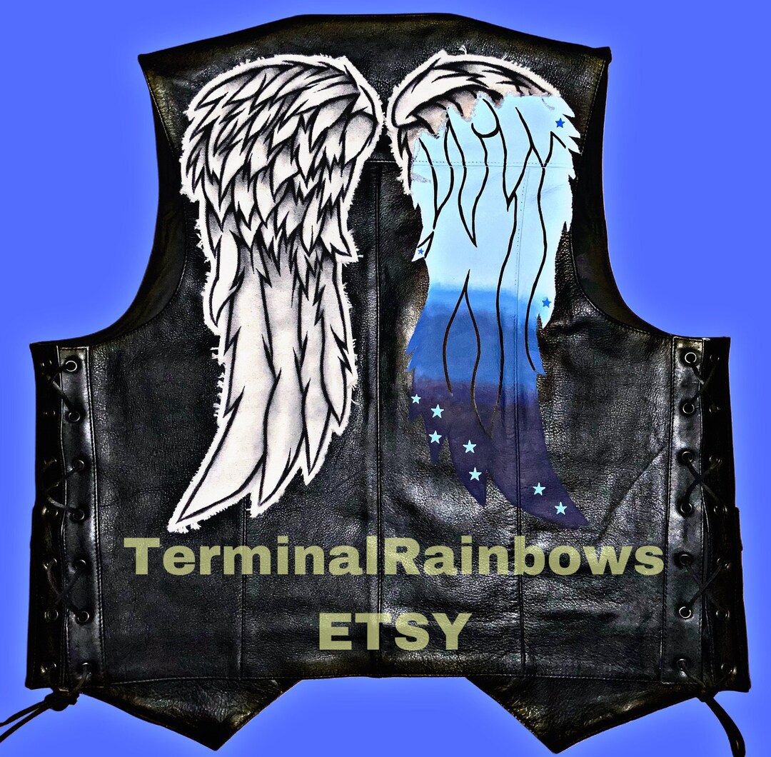 Angel Wing Vest BLUE Wing Original Design - Etsy UK