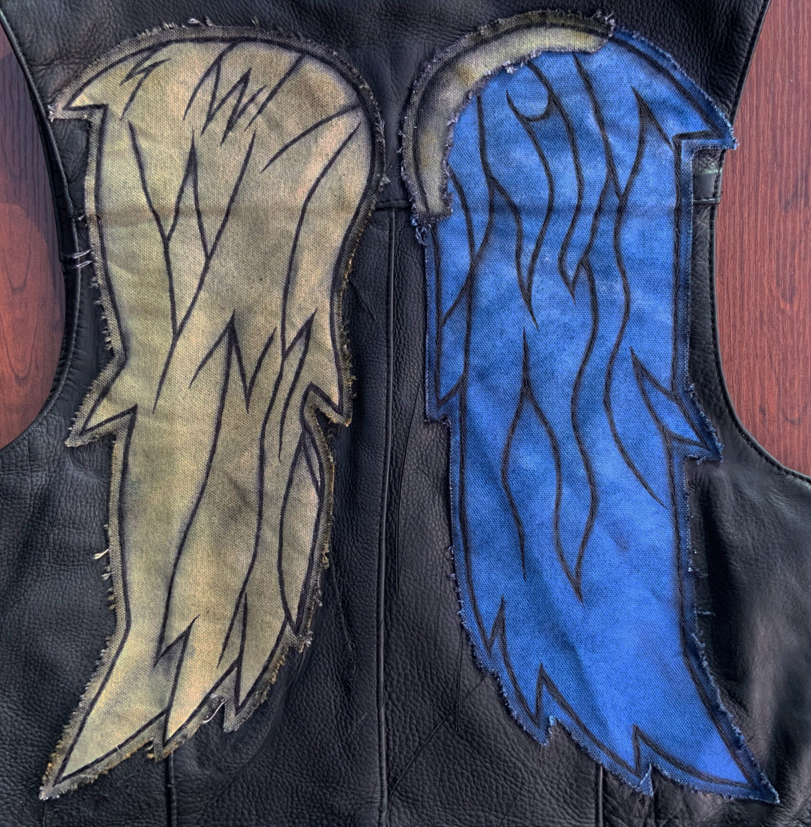 MASU エンジェル ウィングベスト ANGEL WING VEST MASU(エムエーエスユー)のANGEL WING LEATHER VEST BLACKの通販