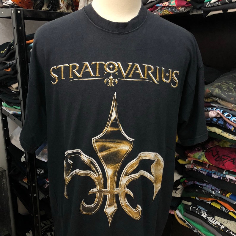 T Shirts Clothing Shoes Accessories Stratovarius Band 1 Black New T Shirt Rock T Shirt Rock Band Shirt Rock Tee Myself Co Ls - roblox stardust ethical kids t shirt size 2 10