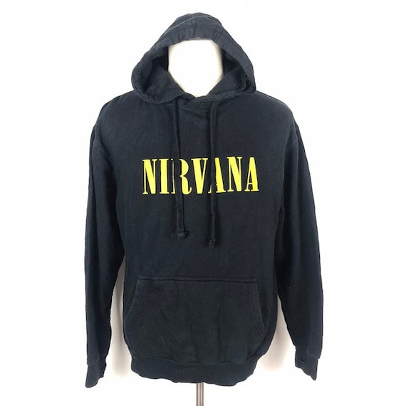 Vintage Nirvana Smiley Face Logo Band Hoodie