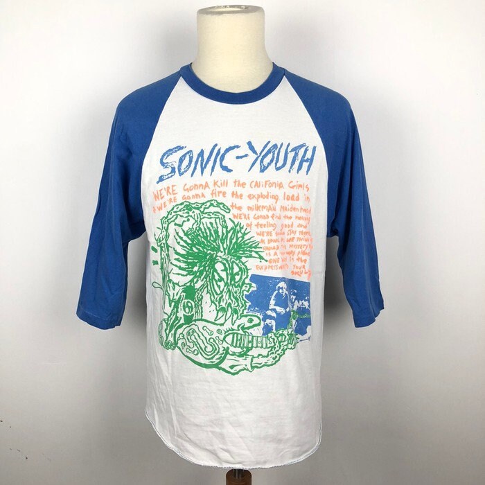 Vintage Sonic Youth Band Raglan Shirt - Etsy