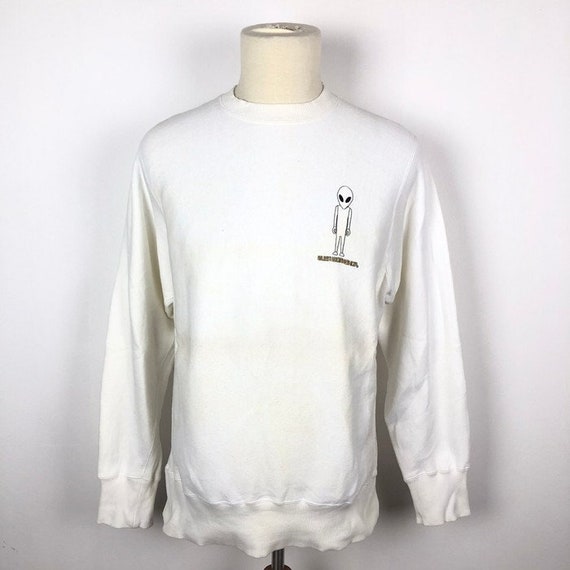 Vintage Alien Workshop Sweatshirt Embroidered Logo
