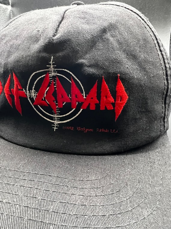 Vintage 1992 Def Leppard Band Hat - image 2