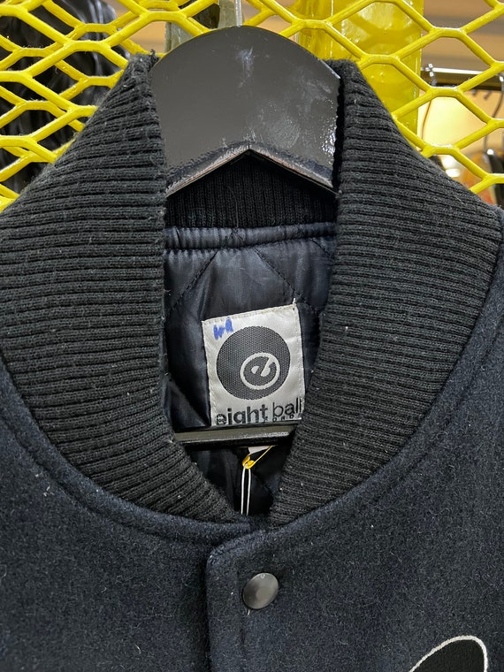 Vintage Eight Ball Records Varsity Jacket Very Ra… - image 3