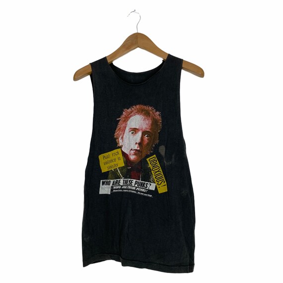 Vintage Johnny Rotten Sex Pistols Crop Tank Top