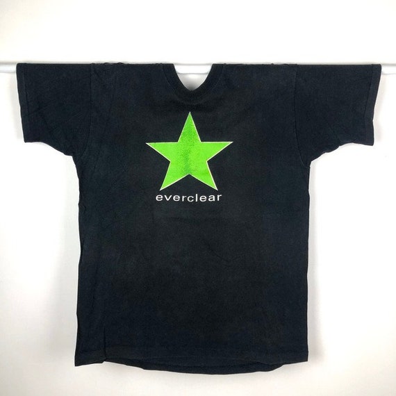 Vintage 90s Everclear Band T Shirt size XL Alternative Grunge ...