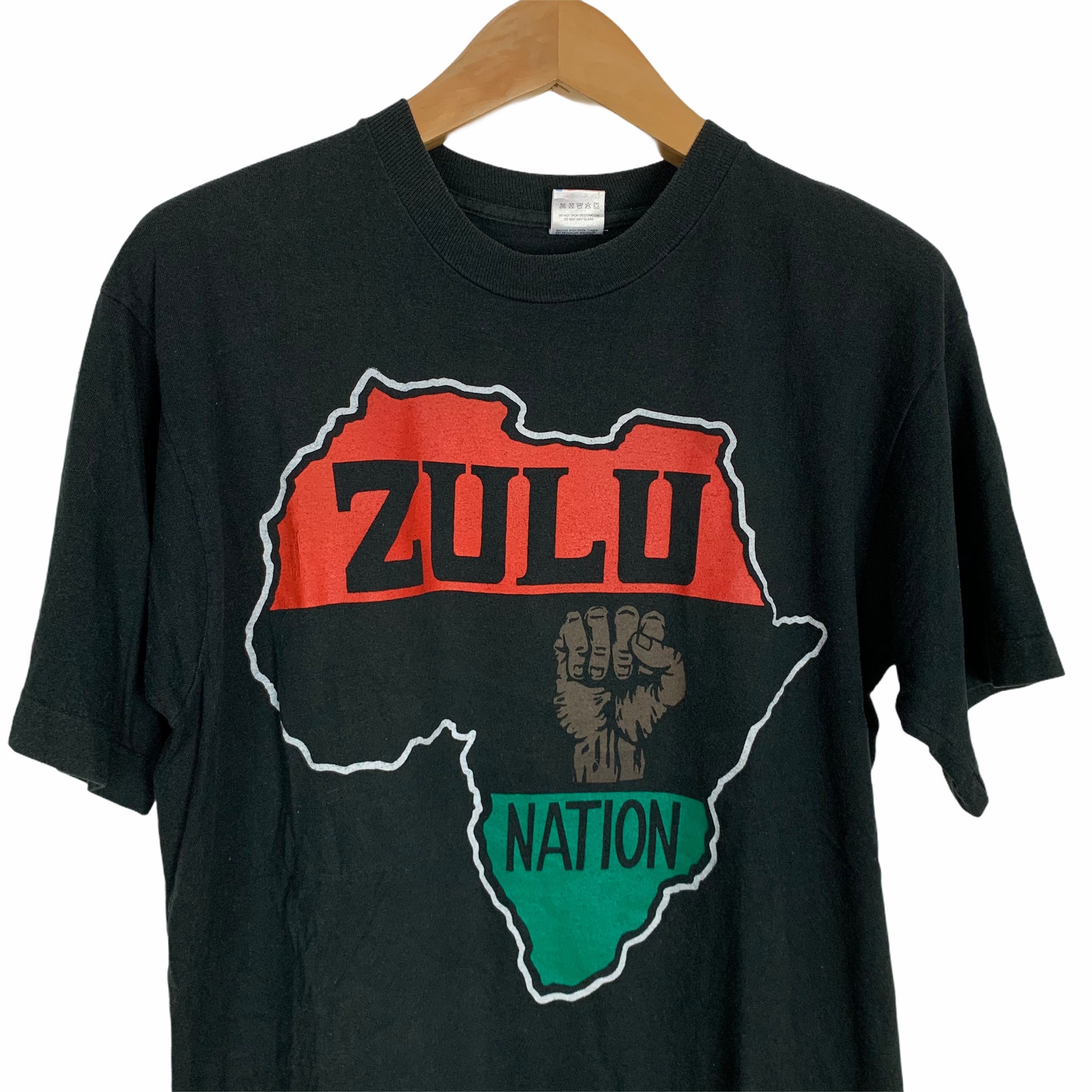 80s 当時物 Zulu nation Rhyme syndicate tシャツ