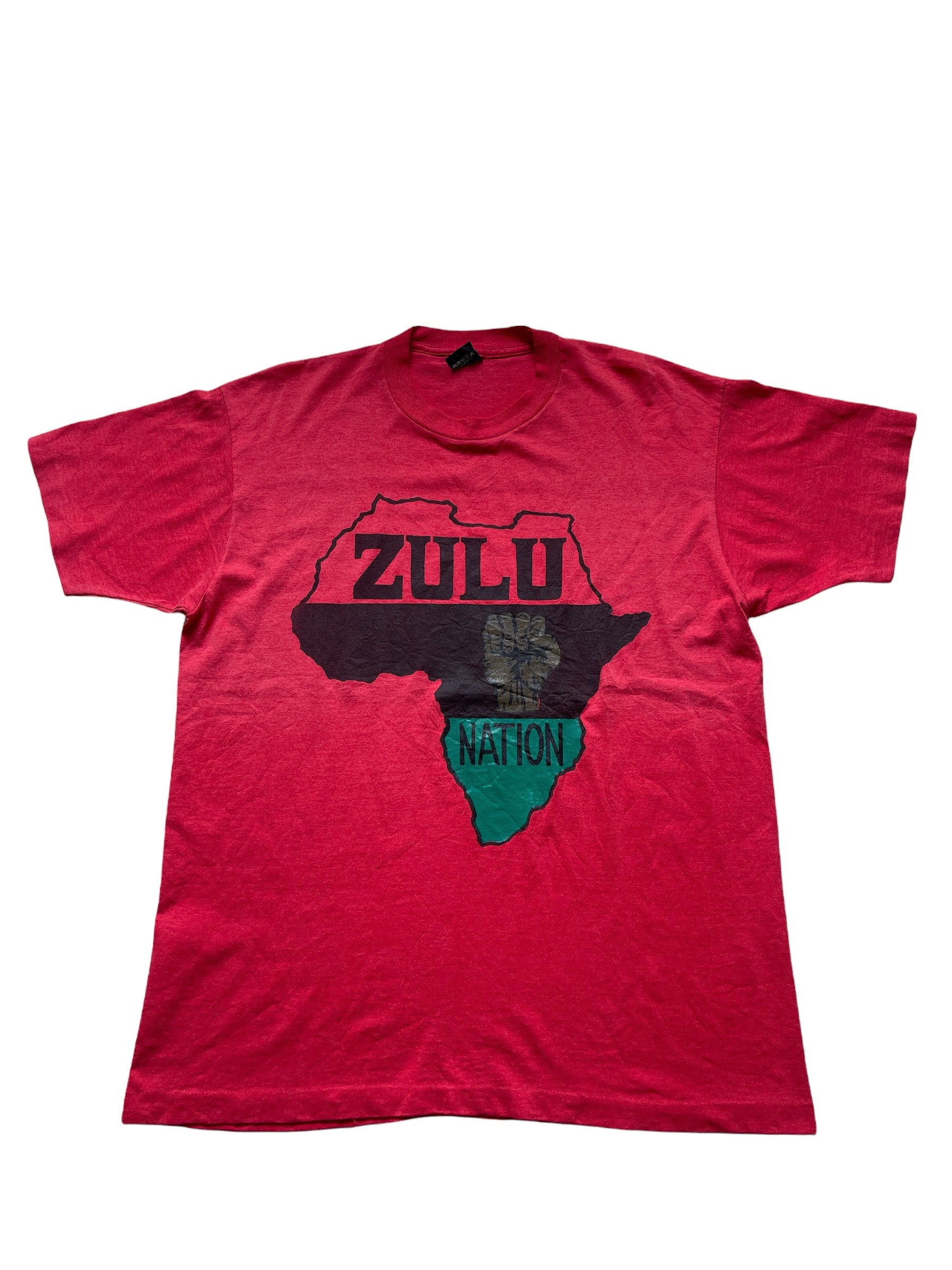 Vintage 1990s Zulu Nation Afrika Bambaataa Zulu Funk Rap Hip ...