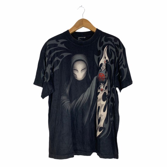 Vintage Horror Graphic Tshirt All Over Print