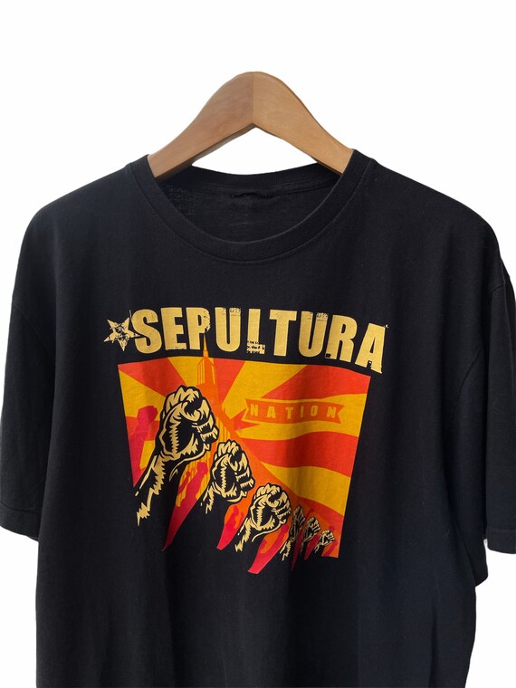 Vintage Bootleg Sepultura Band Tshirt size XL - Gem