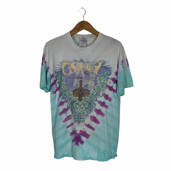 Vintage CSN&Y Tie Dye Band Tshirt Neil Young Crosb
