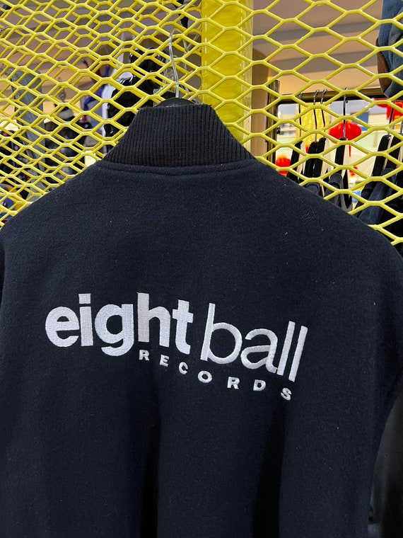 Vintage Eight Ball Records Varsity Jacket Very Ra… - image 5