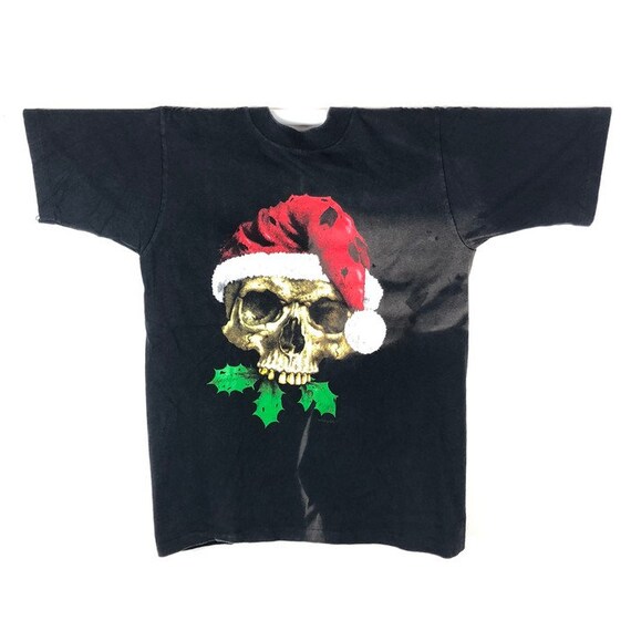 Vintage 90s Wild Oats Graphic Skeleton Skull Tshi