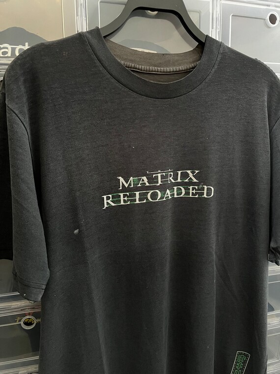 Vintage The Matrix Reloaded Movie Promo Tshirt - image 2