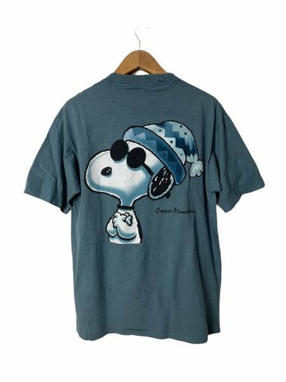 Vintage 90s Joe Cool Skiwear Snoopy Cartoon Tshirt Gem