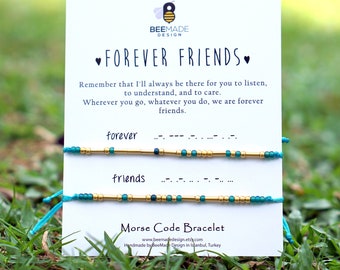 Graduation Gift for best friends friendship jewelry for best friend, friendship bracelets, Best Friend Forever Friends Relationship Bracelet