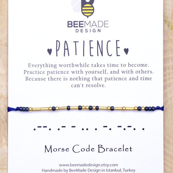 Patience Bracelet Etsy