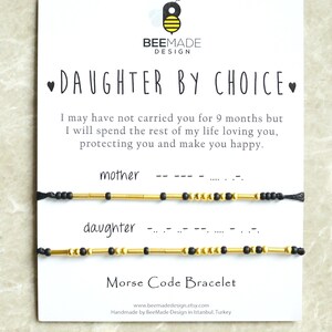 personalized gift for daughter Valentines Day for stepdaughter gift from stepmom Gifts for Mother Daughter by Choice birthday gift daughter