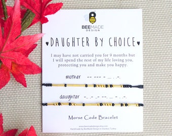Unique Gift for Mom | Mother's Day Gift: Step Mother & Daughter Matching Jewelry |  Mother's Day Bracelet from Daughter