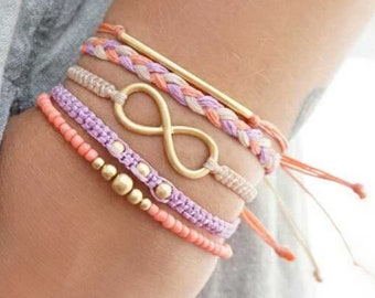 Teen Girl Graduation gift for Tween Girl Boho Bracelet Set macrame bracelets gift for girlfriend tween girl birthday gift for daughter