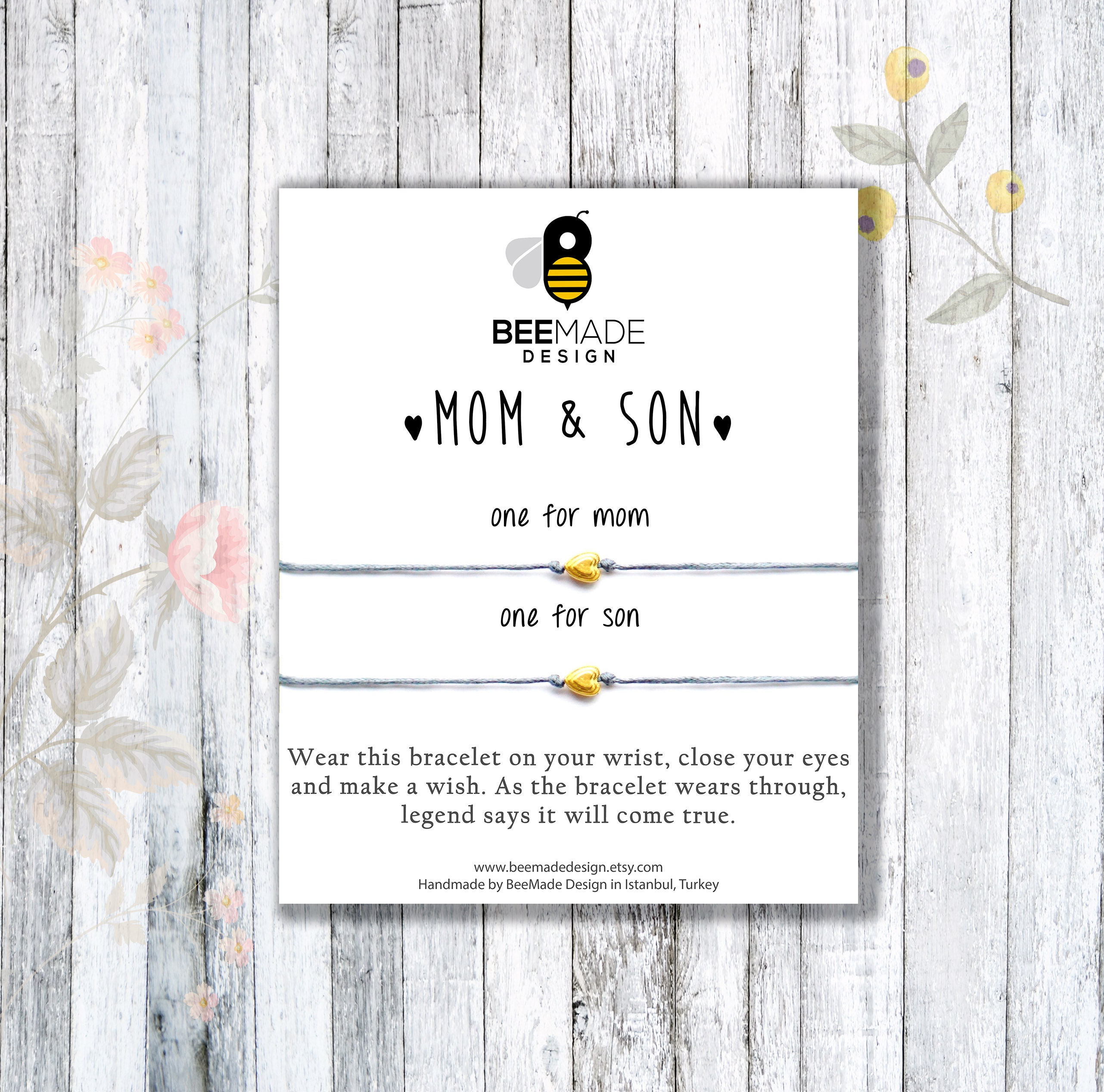 mom and son birthday gift