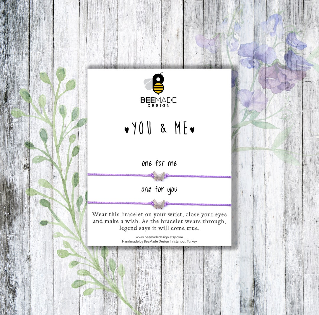 Girlfriend Birthday Gift for Him You and Me Bracelet His and Hers