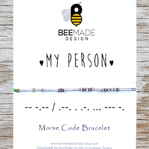 boyfriend Valentines Day hidden message jewelry anniversary gift for girlfriend My Person Bracelet gift for wife relationship bracelet