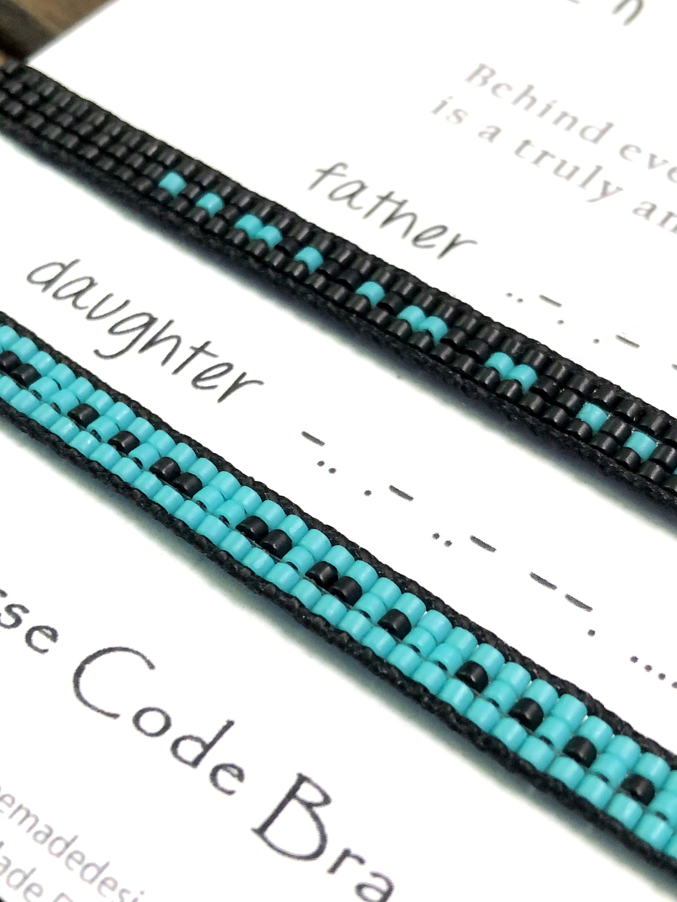 Father and Daughter Matching Bracelets Valentines gift for dad Etsy