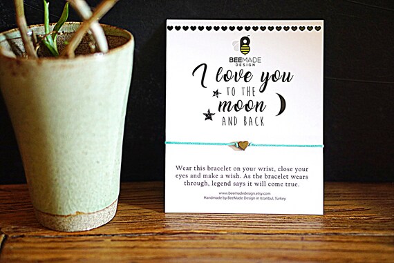 I Love You To The Moon And Back Shower Favors Gifts For Her Etsy