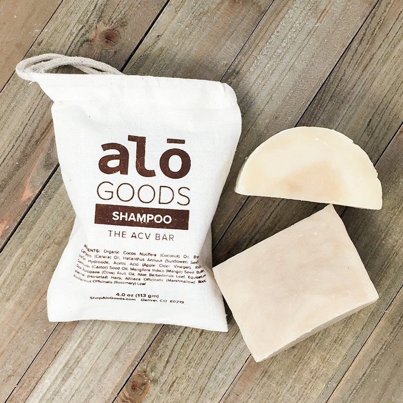 Apple Cider Vinegar Shampoo Bar Natural Shampoo Bar Rosemary Shampoo