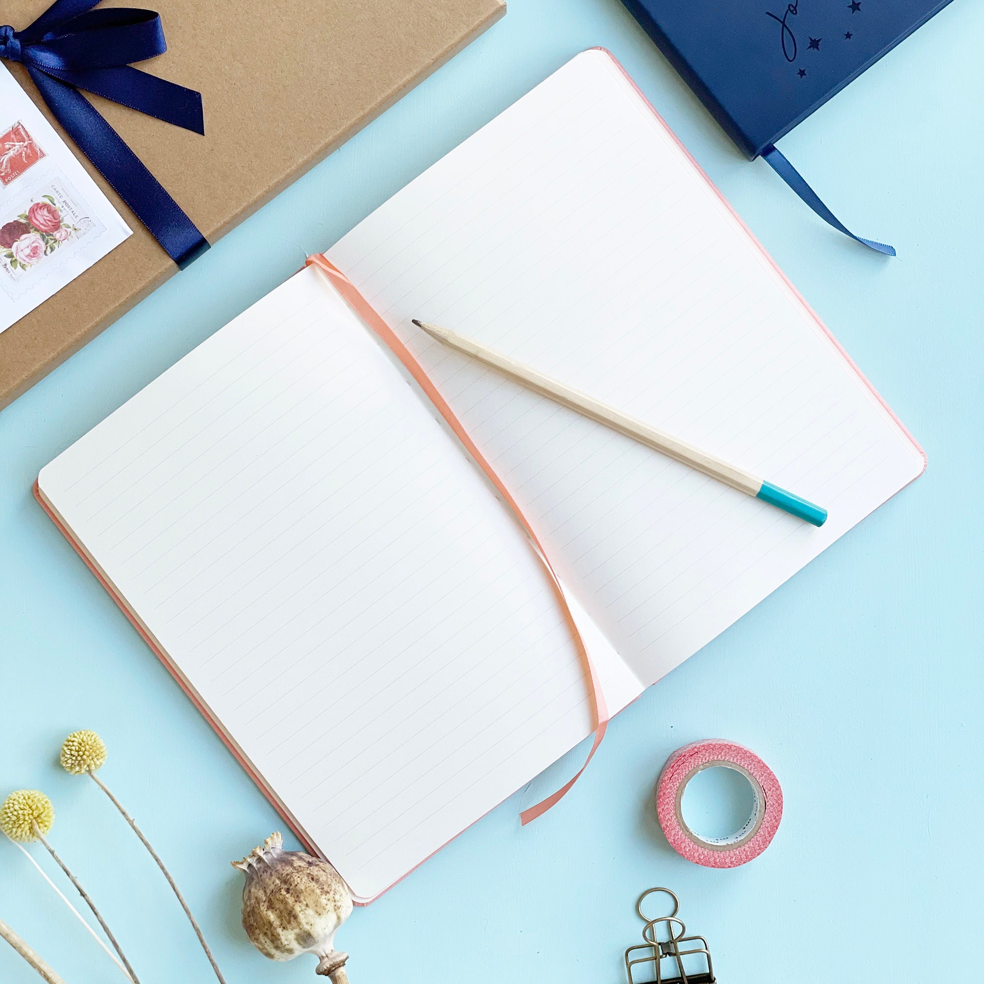Your Words Personalised Notebook Luxury Journal for Any Purpose | Custom Notebook Bespoke Stationery Gift for Teachers