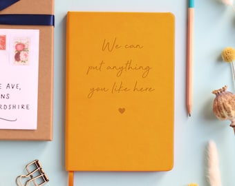 Your Words Personalised Notebook Luxury Journal for Any Purpose