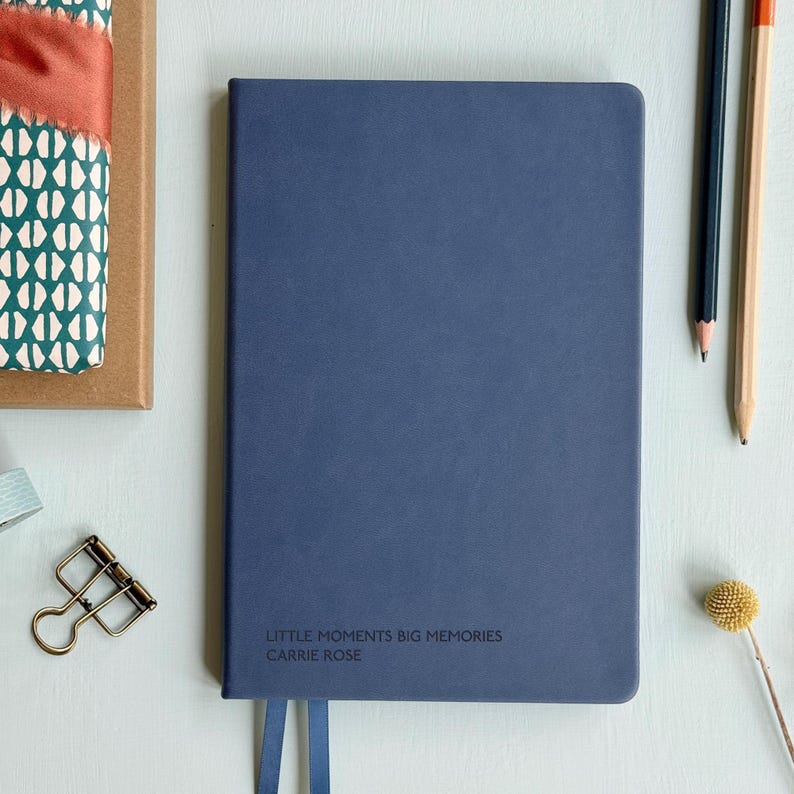 Mailbox Notebook Personalised Secret Message Notebook. Journal PU Leather Personalised ...