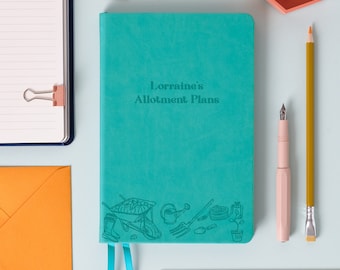 Personalised Allotment Gardener Notebook