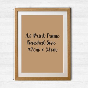 Image showing framing options for print