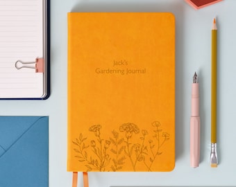 Personalised Gardening Journal Notebook