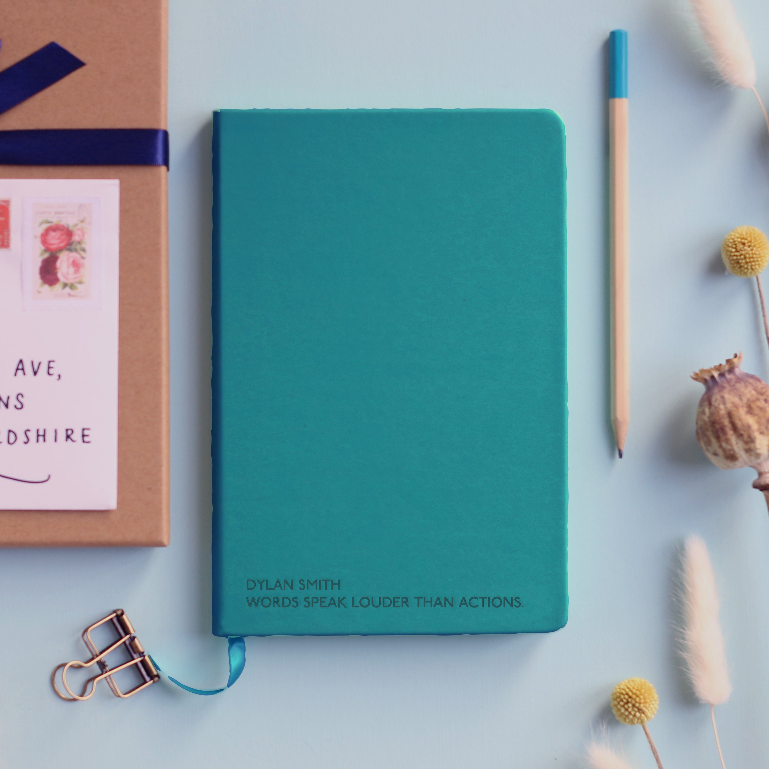 Personalised Secret Message Notebook. Journal PU Leather Etsy