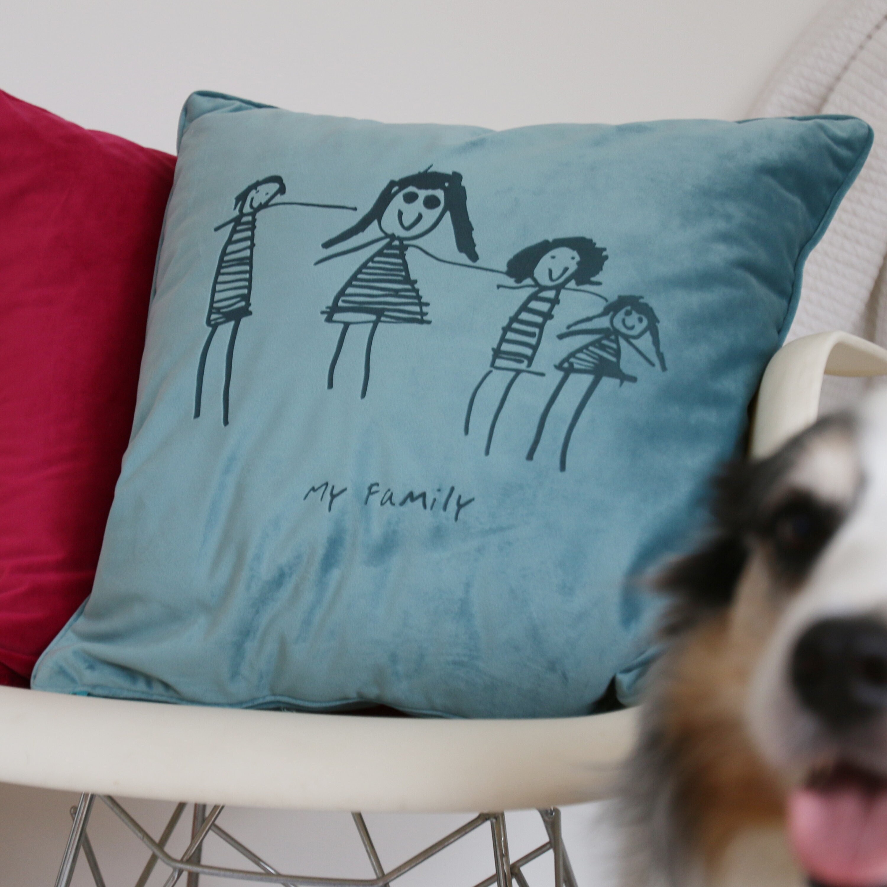 Dessin D'enfant Coussin