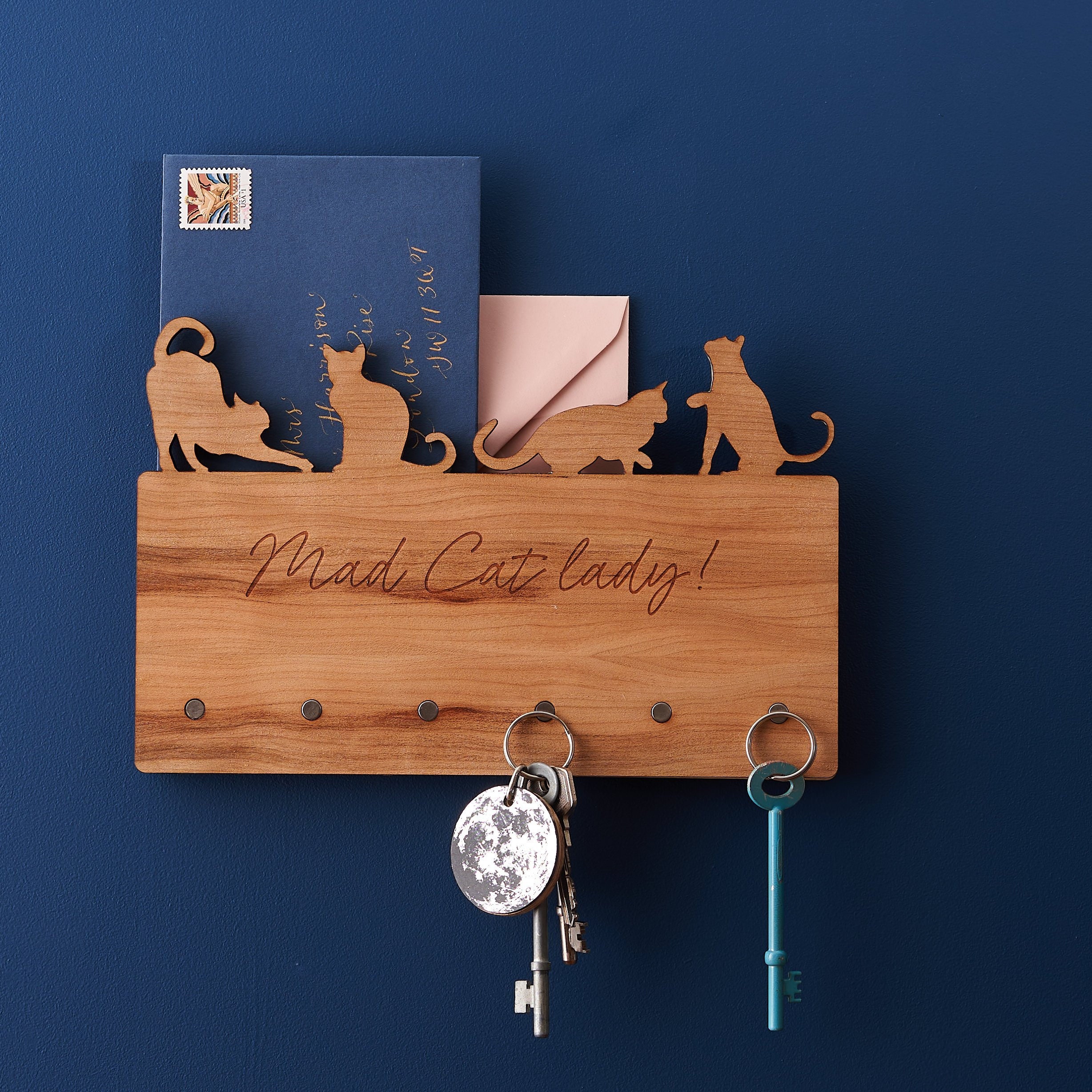 Wall key holder cats - .de